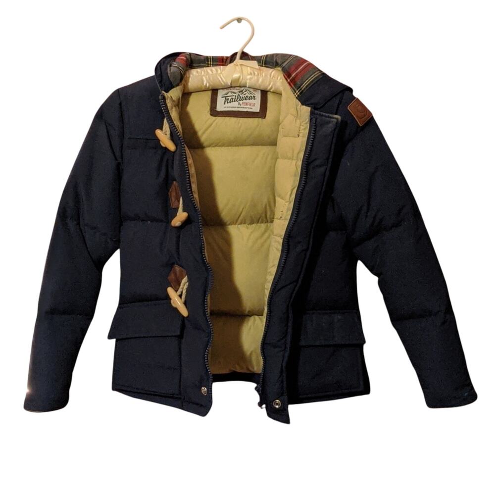 Gorgeous Heavy Penfield Trailwear 60/40 Landis Leather Toggle Down Puffer Jacket